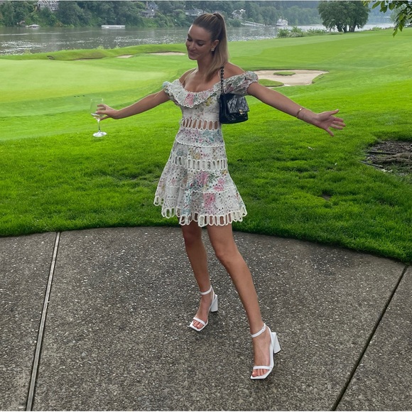 Balenciaga Moon Square Toe Sandal 90’s Aesthetic Size 40 EU / 9.5/10 US White - Picture 4 of 5